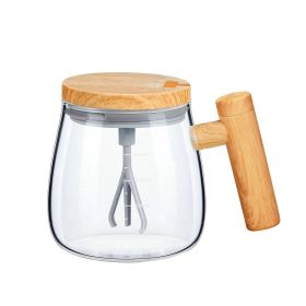 Electric Mixing Mug 400ML High Speed Mixing Cup USB Rechargeable Self String Mug IP67 Waterproof One Button Start for Coffee Milk Protein Powder